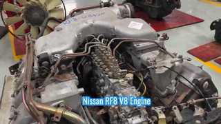 Συγκρότημα κινητήρα ντίζελ Nissan RF8 V8 για φορτηγό βαρέως τύπου UD & αναμίκτη σκυροδέματος