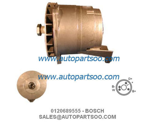 Καλή τιμή 0120689555 - Εναλλακτικός κινητήρας BOSCH 24V 140A σε απευθείας σύνδεση