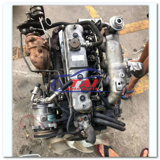 4JB1T Isuzu Engine Spare Parts Assembly With Gearbox Secondhand