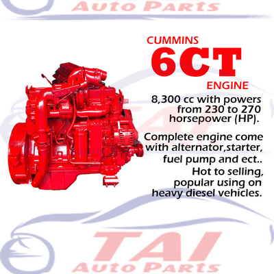 Good price 6BT 6CT 4BT Χρησιμοποιημένοι κινητήρες Cummins Αληθινή Καλή απόδοση Κανονικό μέγεθος σε απευθείας σύνδεση