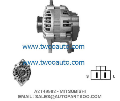 Καλή τιμή A2T49992 MD102084 Γεννήτρια αυτοκινήτου Mitsubishi Alternator 12V 75A Alternadores online