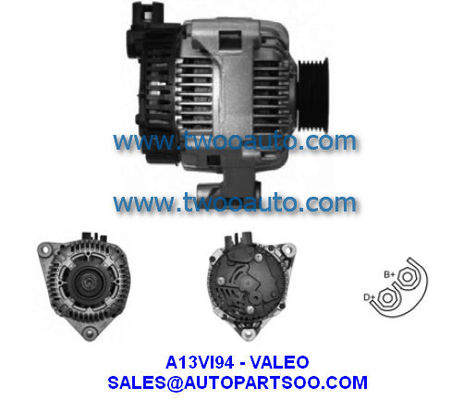 Καλή τιμή 7700862613 A13VI274 A13VI94 A13VI261 - Εναλλακτικός μηχανισμός VALEO 12V 95A Alternadores online