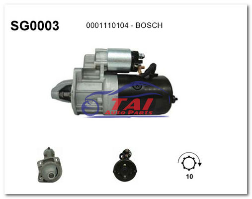 μηχανή εκκινητών 0001417040 0031513701 BOSCH 24V 6.6KW 9T Motores de Arranque