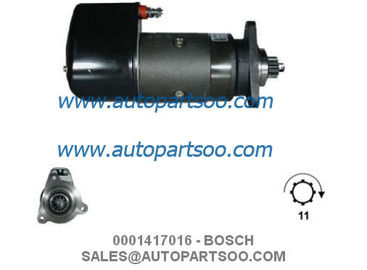 Good price 0001411015 0001417016 - μηχανή εκκινητών BOSCH 24V 6.6KW 11T MOTORES DE ARRANQUE σε απευθείας σύνδεση
