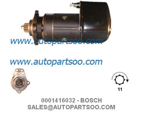 Καλή τιμή 0001417030 - Μίζα BOSCH 24V 6,6KW 11T MOTORES DE ARRANQUE σε απευθείας σύνδεση