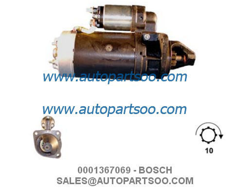 Καλή τιμή 0001367069 - Μίζα BOSCH 12V 3KW 10T MOTORES DE ARRANQUE σε απευθείας σύνδεση
