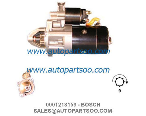 Καλή τιμή 0001218159 0001218759 - Μίζα BOSCH 12V 2,2KW 9T MOTORES DE ARRANQUE σε απευθείας σύνδεση