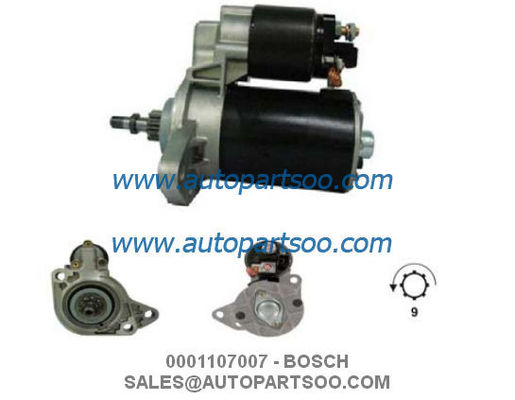 Καλή τιμή 0001106002 0001107007 - Μίζα BOSCH 12V 1,1KW 9T MOTORES DE ARRANQUE σε απευθείας σύνδεση