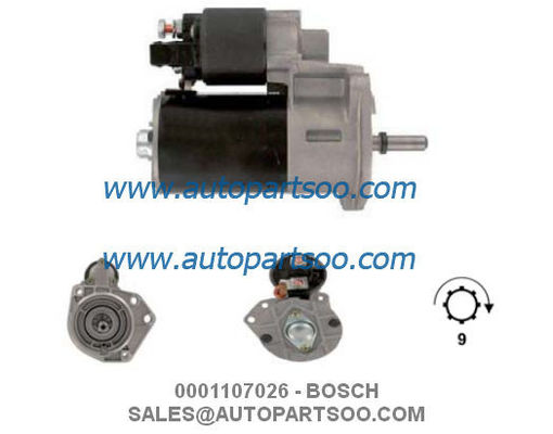 Καλή τιμή 0001107026 0001107103 - Μίζα BOSCH 12V 1,1KW 9T MOTORES DE ARRANQUE σε απευθείας σύνδεση