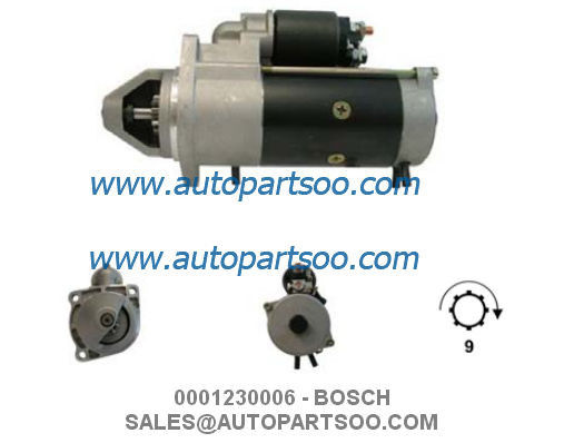 Καλή τιμή 0001230006 0001230014 - Μίζα BOSCH 12V 3KW 9T MOTORES DE ARRANQUE σε απευθείας σύνδεση