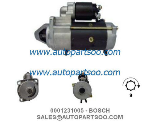 Καλή τιμή 0001231005 0986021000 - Μίζα BOSCH 24V 4KW 9T MOTORES DE ARRANQUE σε απευθείας σύνδεση