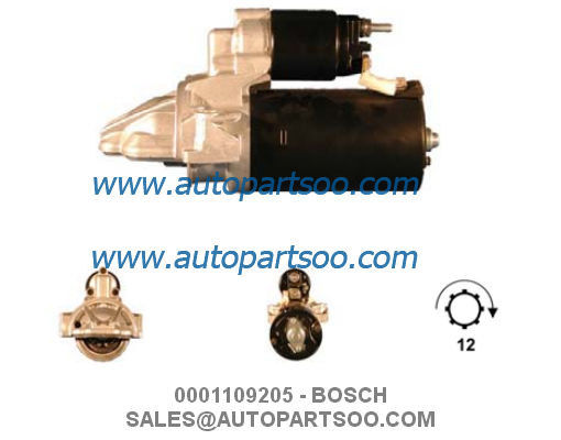 Καλή τιμή 0001109205 0001109304 - Μίζα BOSCH 12V 2KW 12T MOTORES DE ARRANQUE σε απευθείας σύνδεση