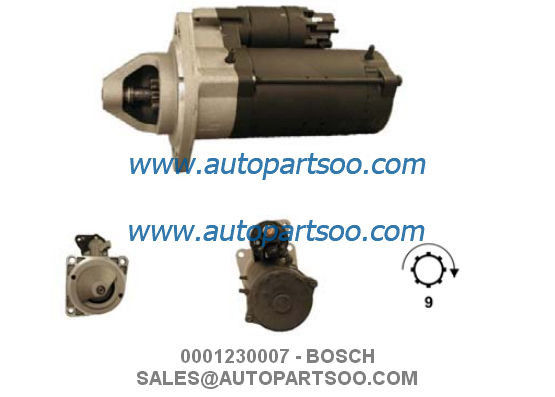 Καλή τιμή 0001230007 0001230010 - Μίζα BOSCH 12V 3KW 9T MOTORES DE ARRANQUE σε απευθείας σύνδεση