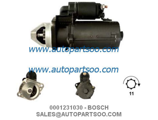 Καλή τιμή 0001231030 0001368056 - Μίζα BOSCH 24V 4KW 11T MOTORES DE ARRANQUE σε απευθείας σύνδεση