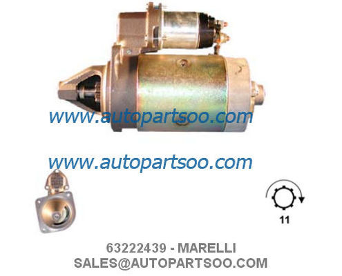Καλή τιμή 63222400 63222439 - Μίζα MARELLI 12V 1,3KW 11T MOTORES DE ARRANQUE σε απευθείας σύνδεση
