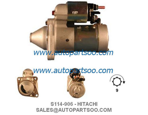 Καλή τιμή S114-905 S114-906 - Μίζα HITACHI 12V 1KW 9T MOTORES DE ARRANQUE σε απευθείας σύνδεση