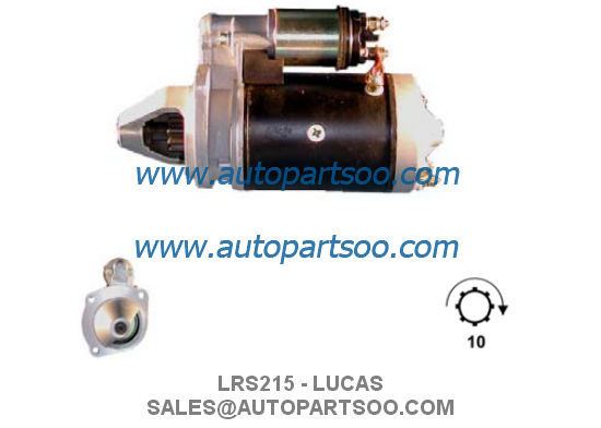 Καλή τιμή LRS215 LRS247 - Μίζα LUCAS 12V 2,1KW 10T MOTORES DE ARRANQUE σε απευθείας σύνδεση