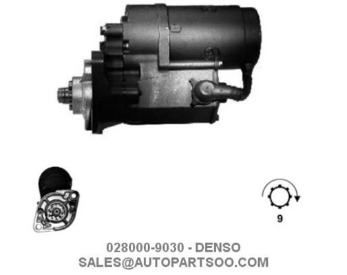 Καλή τιμή 028000-9030 228000-0691 - Μίζα DENSO 12V 2KW 9T MOTORES DE ARRANQUE σε απευθείας σύνδεση