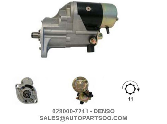 Καλή τιμή 028000-7240 028000-7241 - Μίζα DENSO 24V 4,5KW 11T MOTORES DE ARRANQUE σε απευθείας σύνδεση