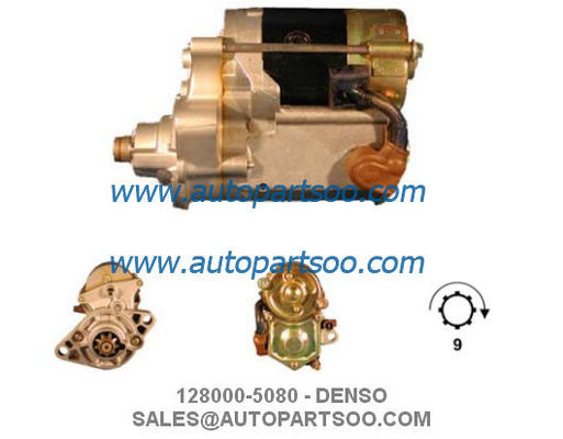 Καλή τιμή 128000-5080 228000-0210 - Μίζα DENSO 12V 1KW 9T MOTORES DE ARRANQUE σε απευθείας σύνδεση