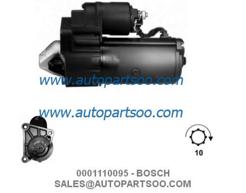Καλή τιμή 0001110089 0001110095 - Μίζα BOSCH 12V 1,7KW 10,11T MOTORES DE ARRANQUE σε απευθείας σύνδεση