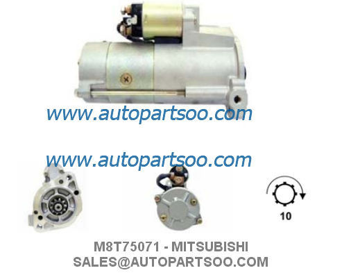 Καλή τιμή 18110A050 M8T75071 - Μίζα MITSUBISHI 12V 2,2KW 10T MOTORES DE ARRANQUE σε απευθείας σύνδεση