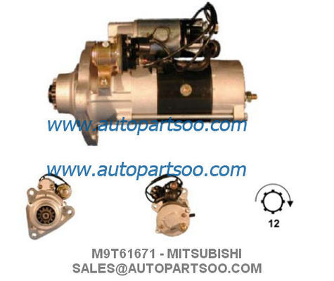 Καλή τιμή M9T61671 M9T67671 - MITSUBISHI Μίζα 24V 5KW 12T MOTORES DE ARRANQUE σε απευθείας σύνδεση