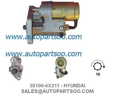 Καλή τιμή 36100-4X210 36100-4X211 - Μίζα HYUNDAI 12V 2,2KW 10T MOTORES DE ARRANQUE σε απευθείας σύνδεση